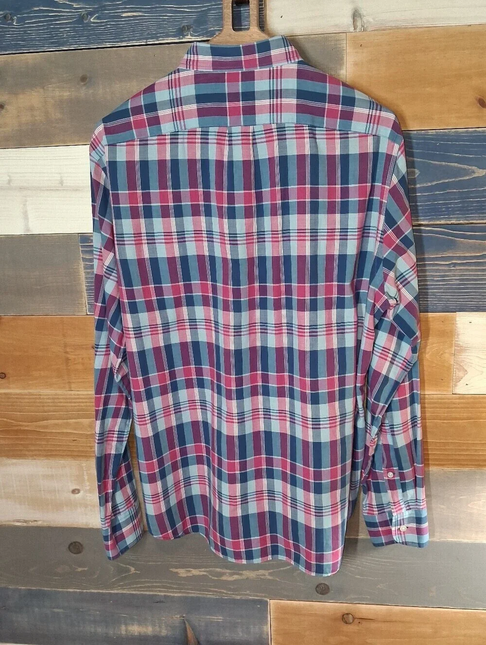 J.Crew Plaid Dress Shirt 100% Cotton L